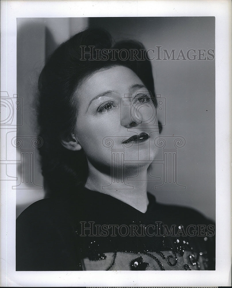 1945 Press Photo actress Anne Elstner of radio series "Stella Dallas" - Historic Images