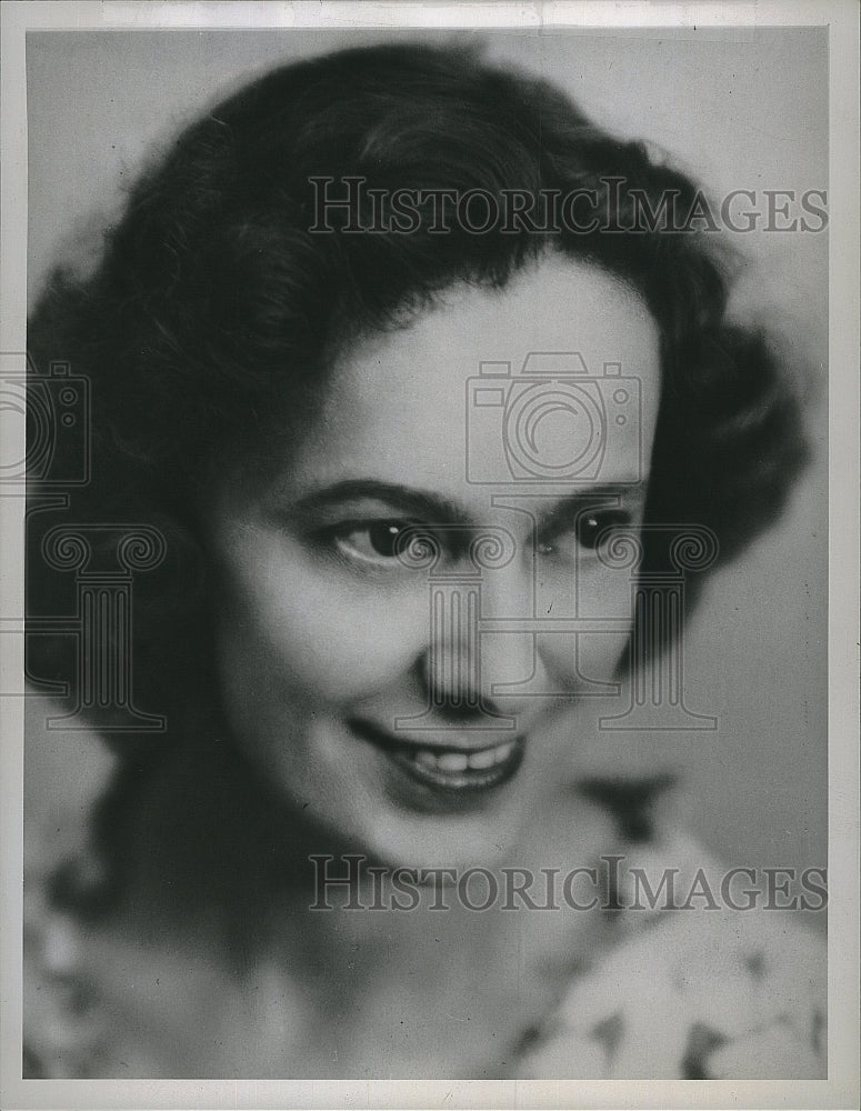 Press Photo Madame Fannie Elsta Norwegian Contralto - Historic Images