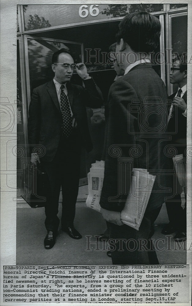 1971 Press Photo Koich Inamure,of Japan&#39;s Finane Bureau - Historic Images