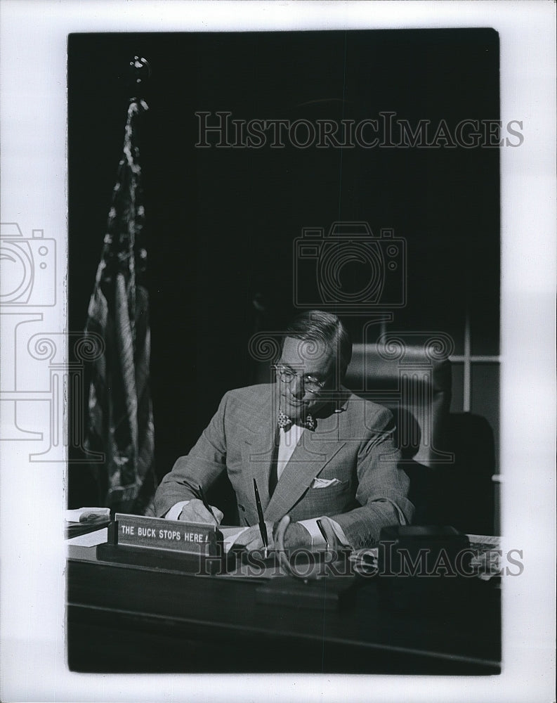 1978 Press Photo "Give 'em Hell Harry" starring Kevin McCarthy - Historic Images