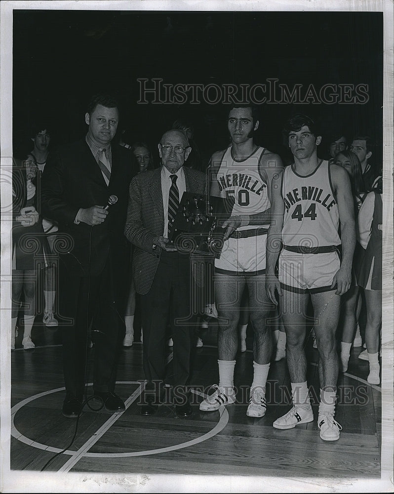 1971 Press Photo Joseph Hrubi, Henry McCarthy, Frank DiLiegro, M. Fahey - Historic Images