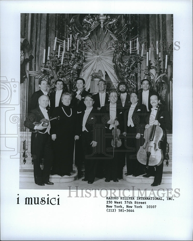 1989 Press Photo Music group &quot;I Musici&quot; to perform in concert - Historic Images