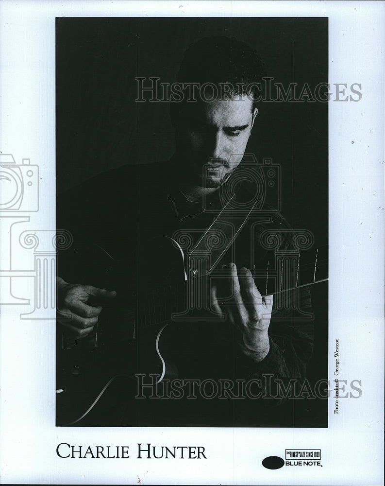 1995 Press Photo Musician, Charlie Hunter  on Blue Note label - Historic Images