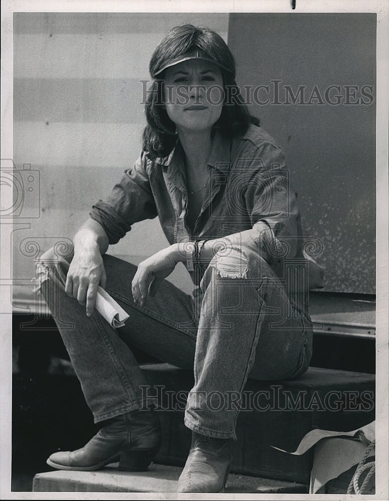 Press Photo Holly Hunter American Actress Broadcast News Miss Firecracker Movies - Historic Images
