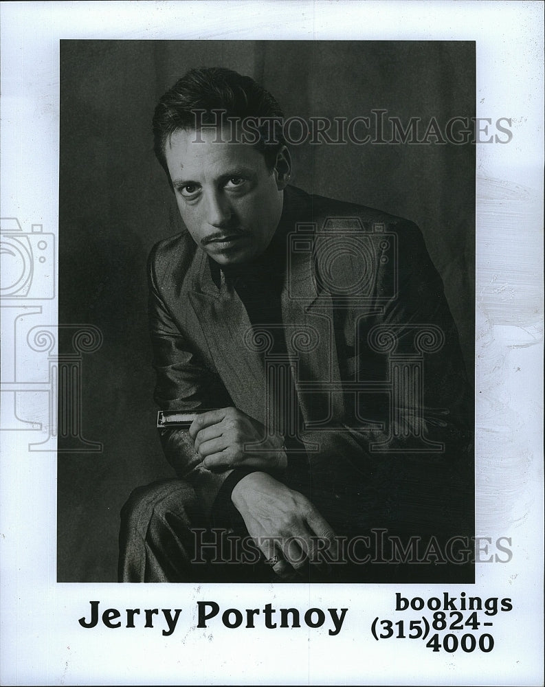 1992 Press Photo Musician, Jerry Portnoy to perform - Historic Images