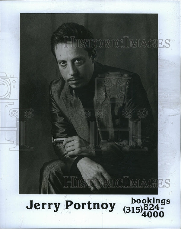 1992 Press Photo Musician, Jerry Portnoy to perform Historic Images