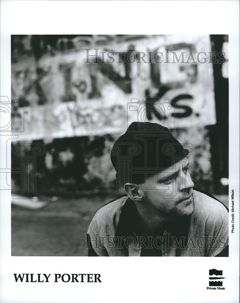 Press Photo Singer Performer Willy Porter - Historic Images