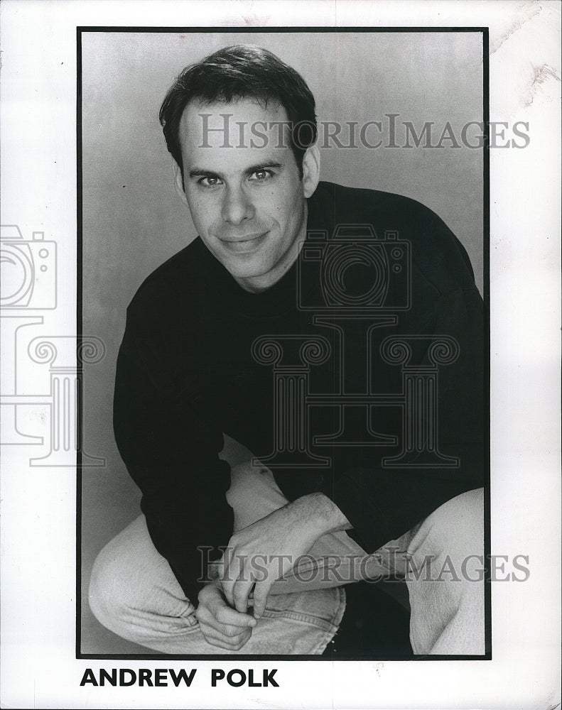 1997 Press Photo Theater Actor Andrew Polk - Historic Images