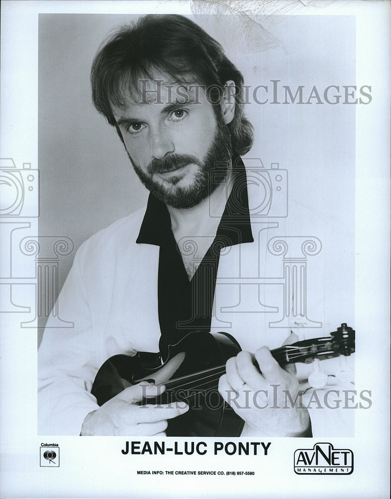 Press Photo Jean-Luc Ponty, Musician - Historic Images