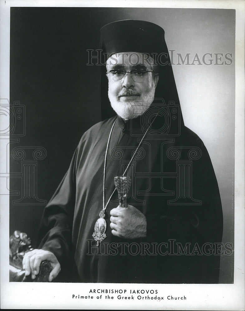 1978 Press Photo Archbishop Iakovos, Primate of Greek Orthodox Church - Historic Images