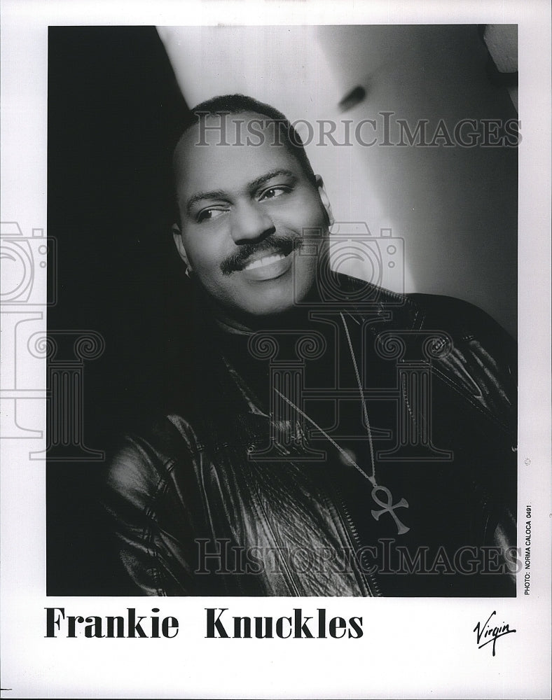 Press Photo Musician Frankie Knuckles - Historic Images