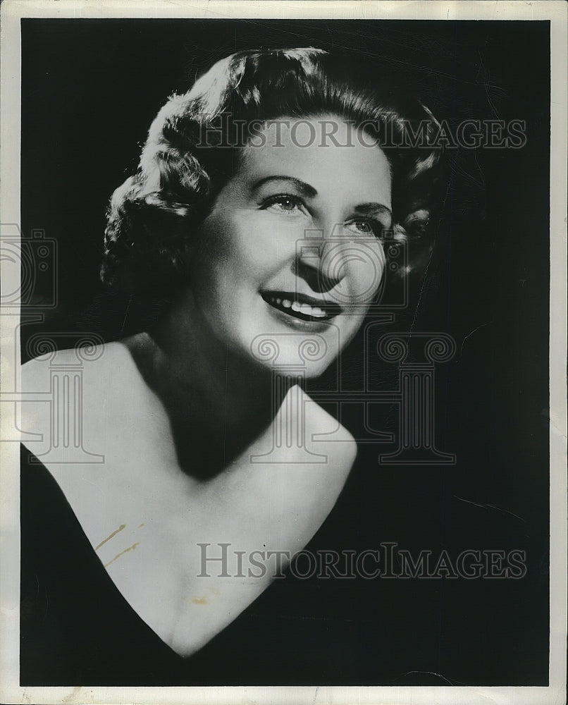 1961 Press Photo Ruth Kobart "The American Festival" - Historic Images