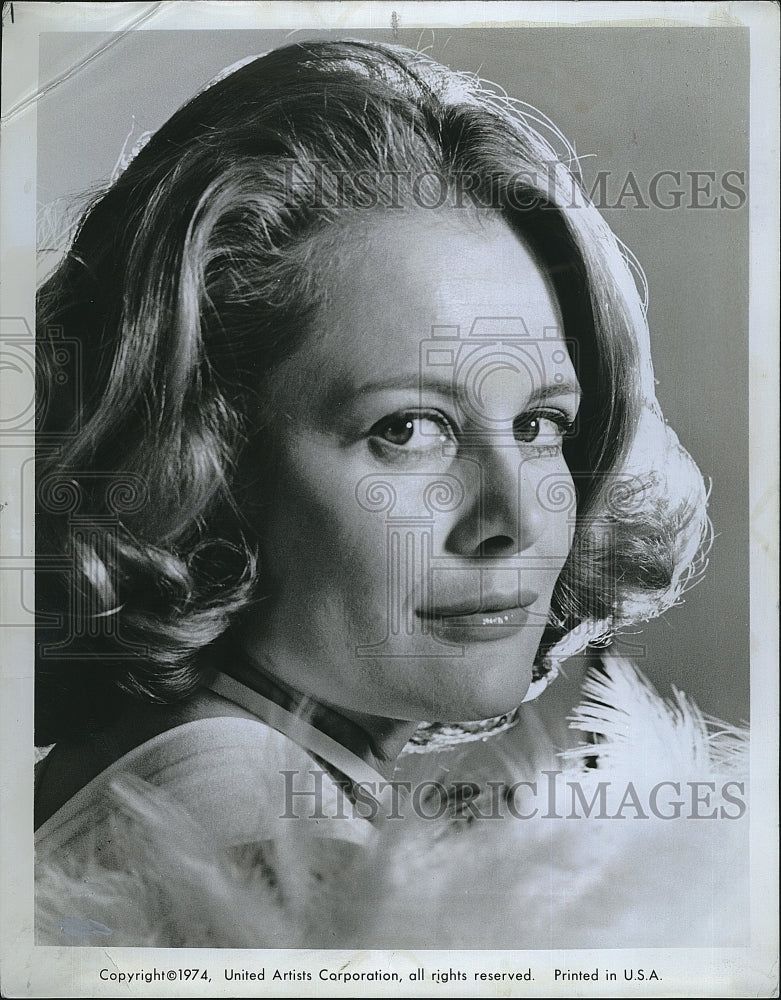 1974 Press Photo Actress Shirley Knight in &quot;Juggernaut&quot; Play - Historic Images