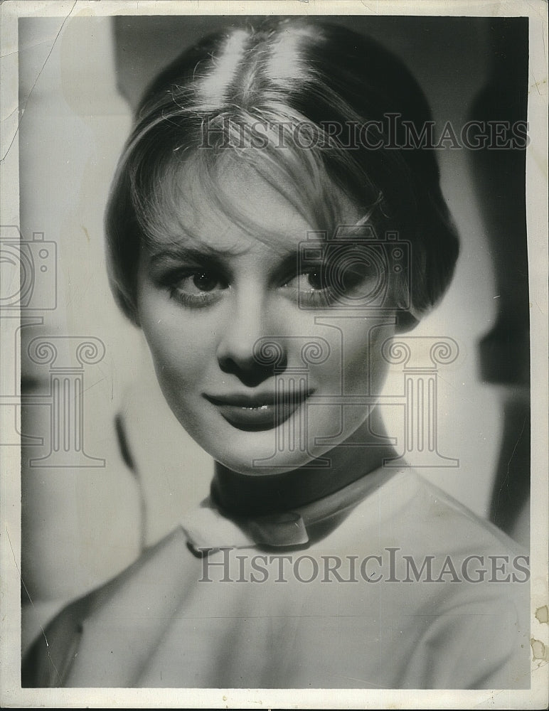 1959 Press Photo Actress Shirley Knight in &quot;Staccato&quot; NBC TV - Historic Images