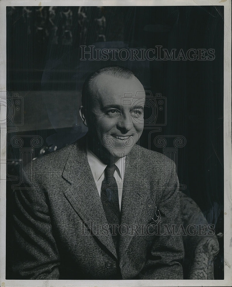 1951 Press Photo Actor Pat O&#39;Malley for a film role - Historic Images