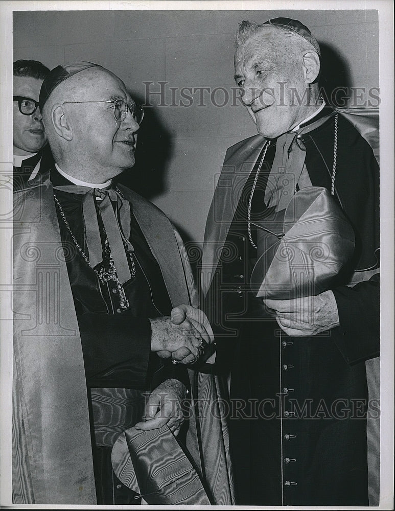 1964 Press Photo Cardinal Spellman & Cardinal Cushing - Historic Images