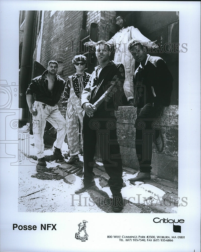 Press Photo Famous Band Posse NFX - Historic Images