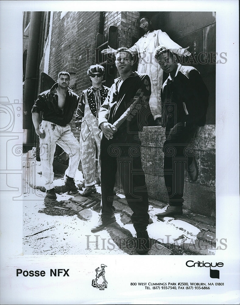 1992 Press Photo Famous Band Posse NFX - Historic Images