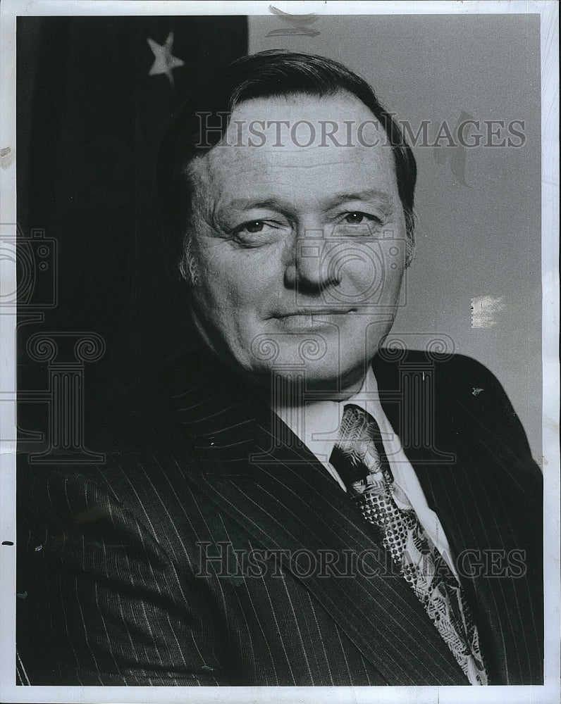 1973 Press Photo Lieutenant Governor Henry A. "Red" Boucher - Historic Images