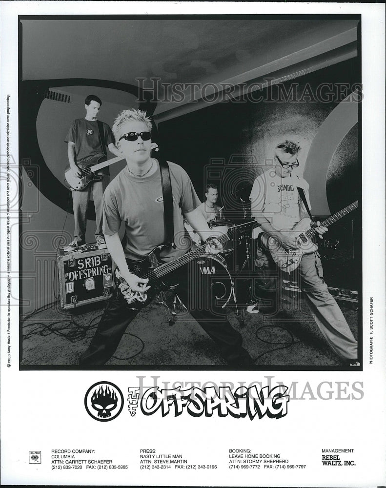 2000 Press Photo The Offspring (Band) - Historic Images