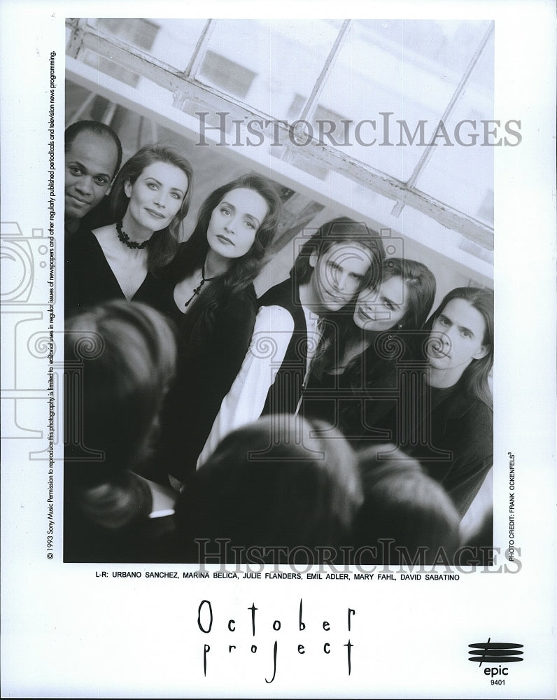 Press Photo October Project, American Pop Rock Band from New York. - Historic Images