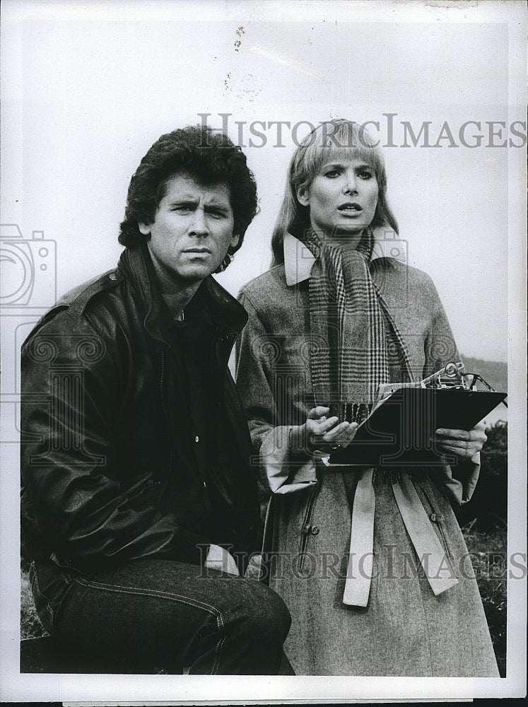 1981 Press Photo Barry Bostwick, Deborah Raffin &quot;Foul Play&quot; - Historic Images