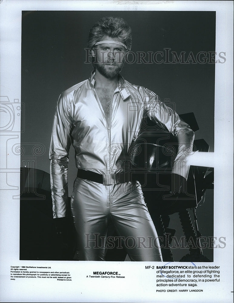 1982 Press Photo Barry Bostwick &quot;Megaforce&quot; - Historic Images