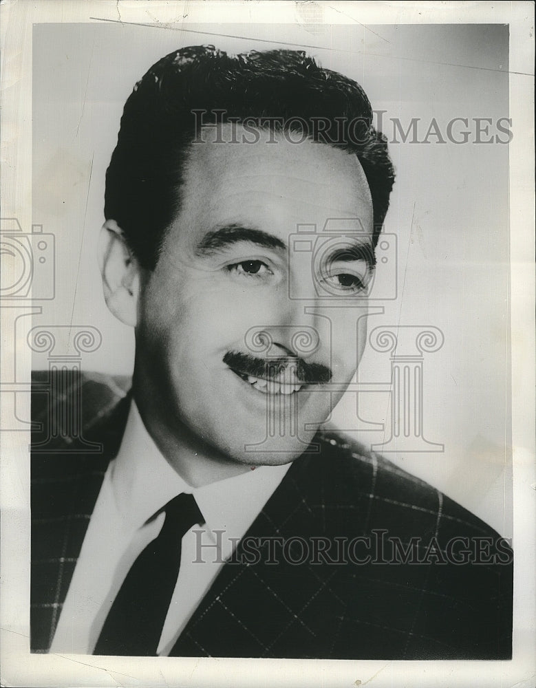 1959 Press Photo Stephen Bosustow, executive producer &quot;1001 Arabian Nights&quot; - Historic Images