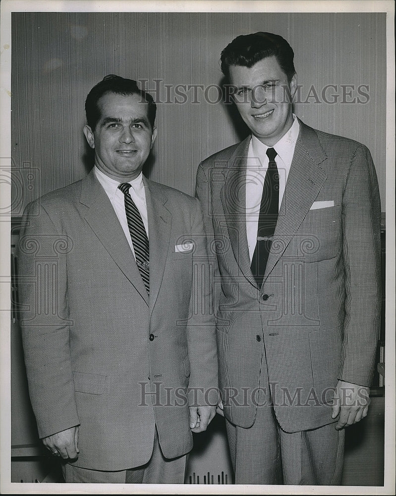 1956 Press Photo Coleman L. Bornstein, John F. O&#39;Malley - Historic Images