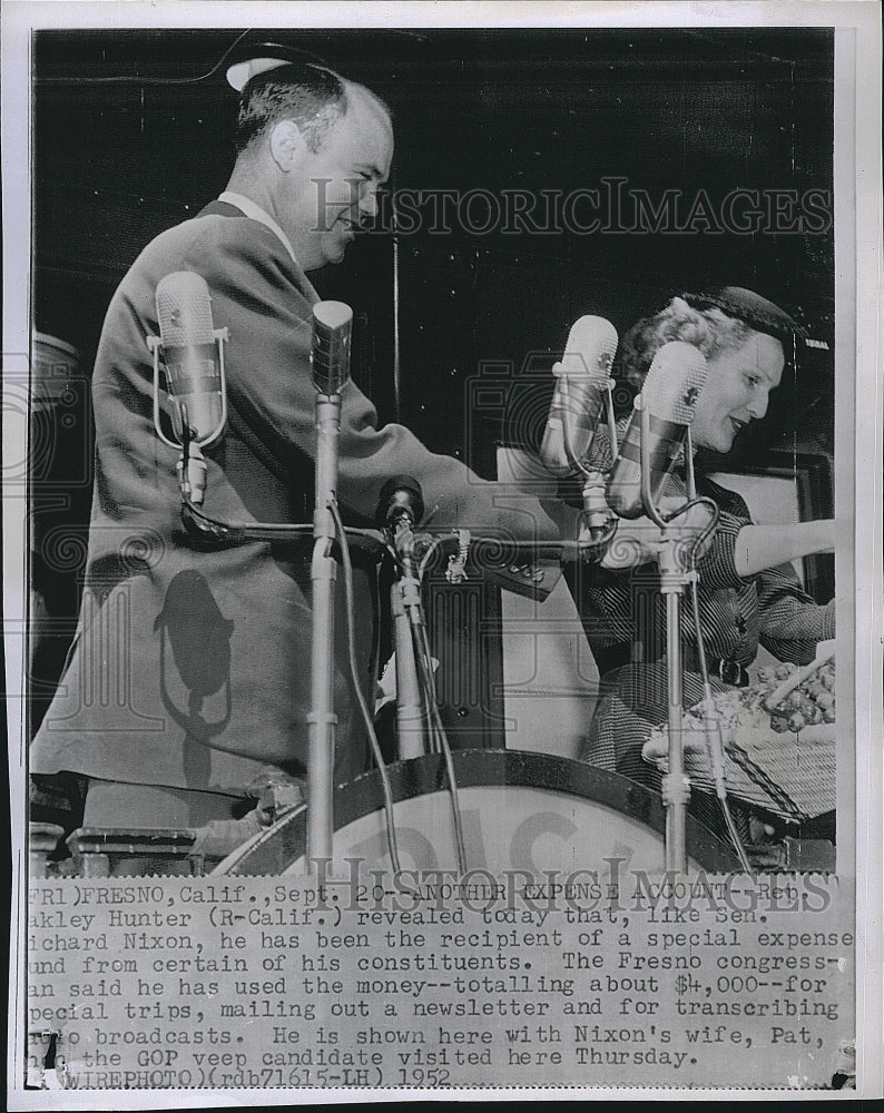 1952 Press Photo Rep. Oakley Hunter - Historic Images