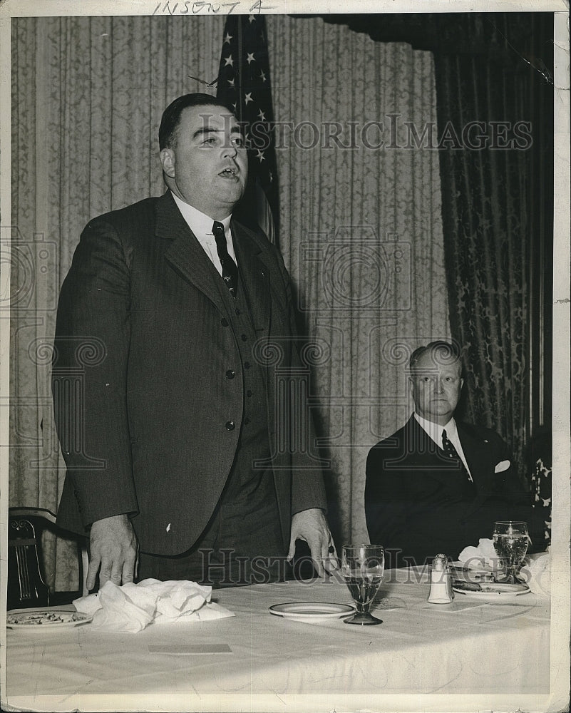 1937 Press Photo Governor Charles Hurley - Historic Images