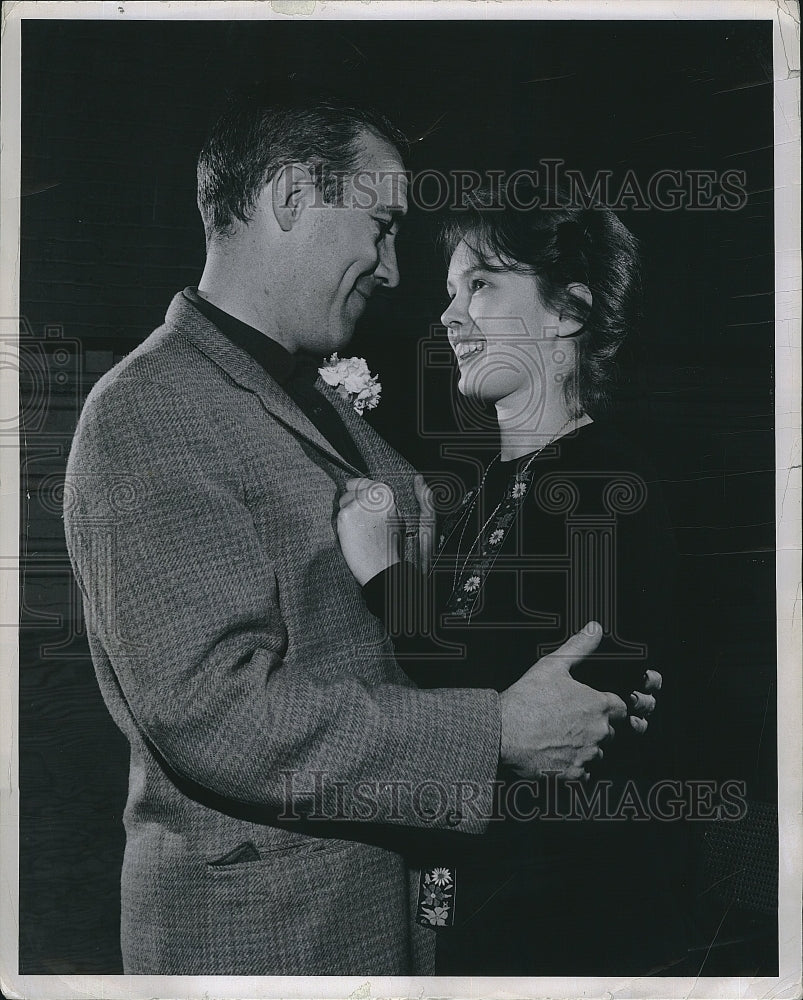 1962 Press Photo Jason Robards Jr., Sandy Dennis, "A Thousand Clowns" - Historic Images