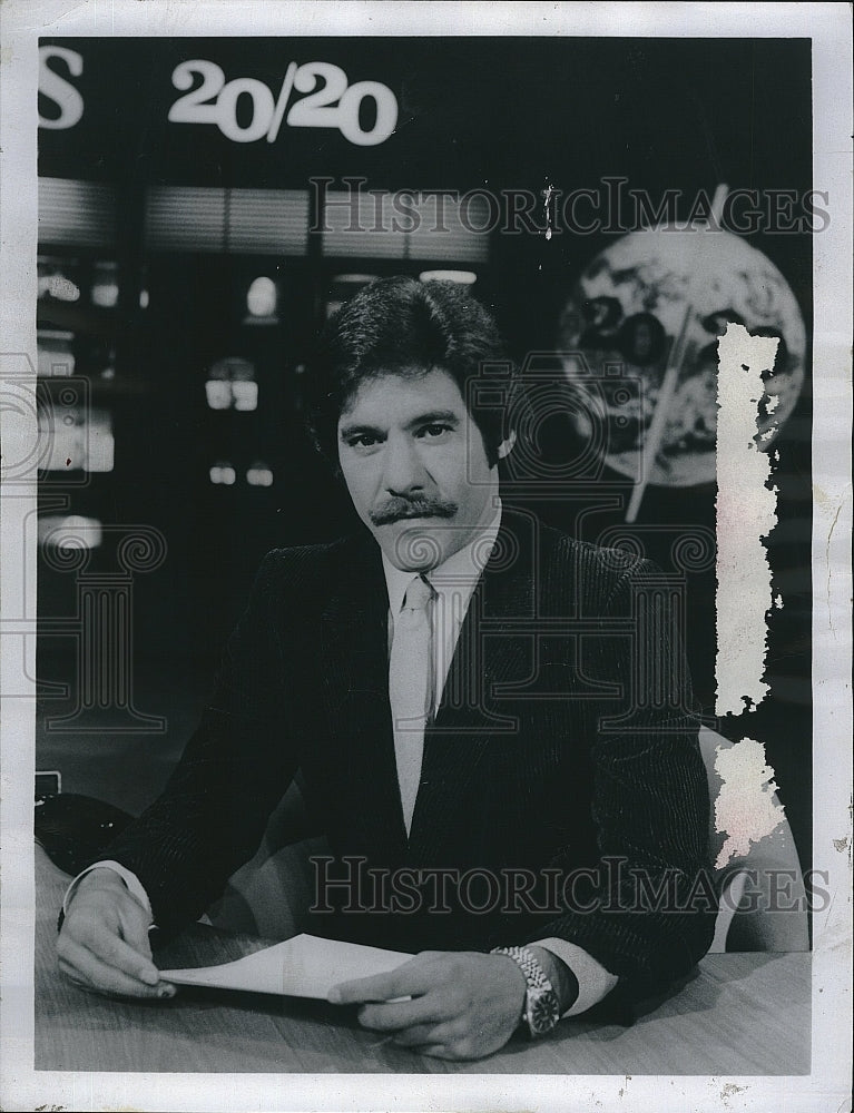 Press Photo Geraldo Rivera,American Attorney, Journalist and Reporter. - Historic Images