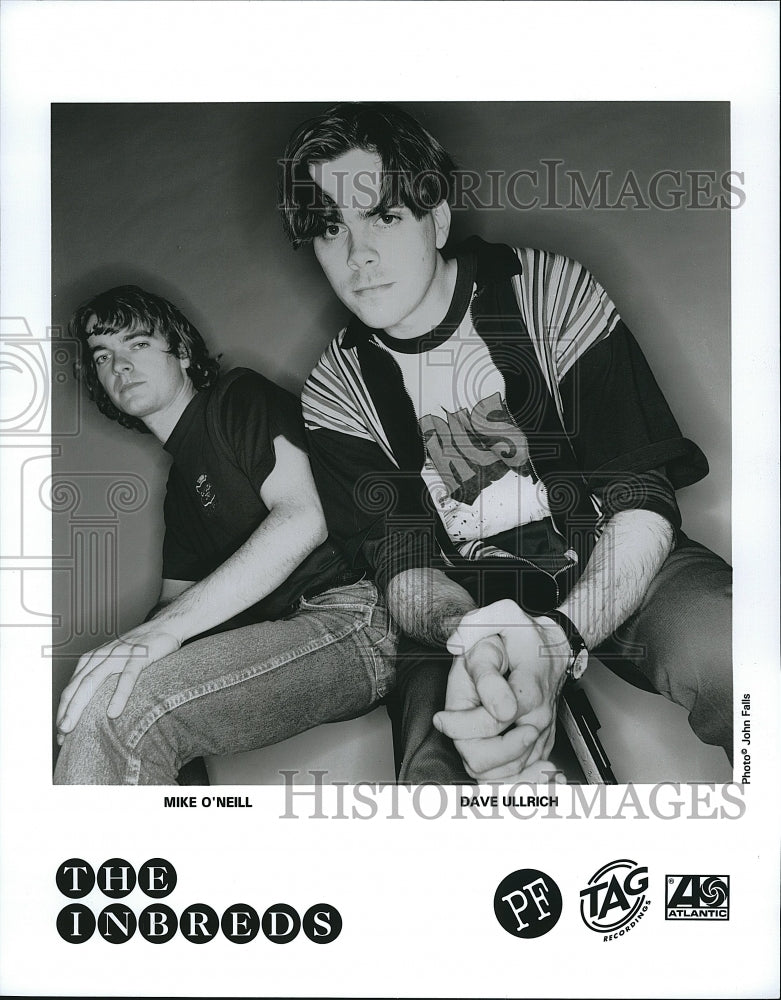 Press Photo Band &quot;The Inbreds&quot; Mike O&#39;Neill &amp; Dave Ullrich - Historic Images