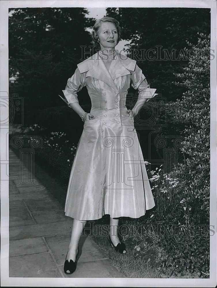 1951 Press Photo Mrs Vincent Impellitteri Wife Of New York Mayor - Historic Images