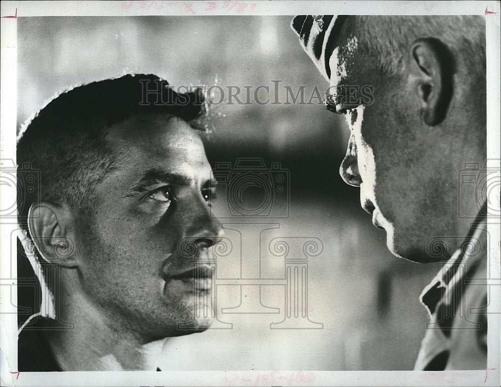 1972 Press Photo John Cassavetes, Lee Marvin, &quot;Dirty Dozen&quot; - Historic Images