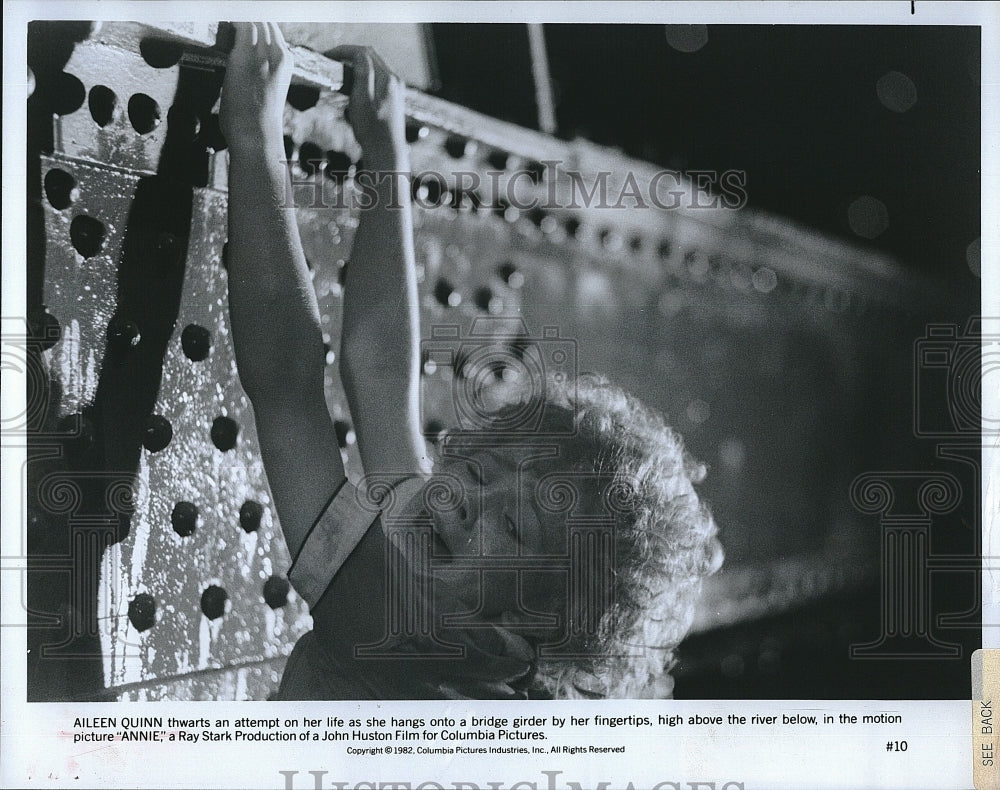 1982 Press Photo &quot;Annie&quot; starring Aileen Quinn - Historic Images