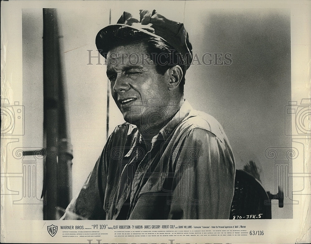 Press Photo Cliff Robertson Actor in "PT 109" - Historic Images