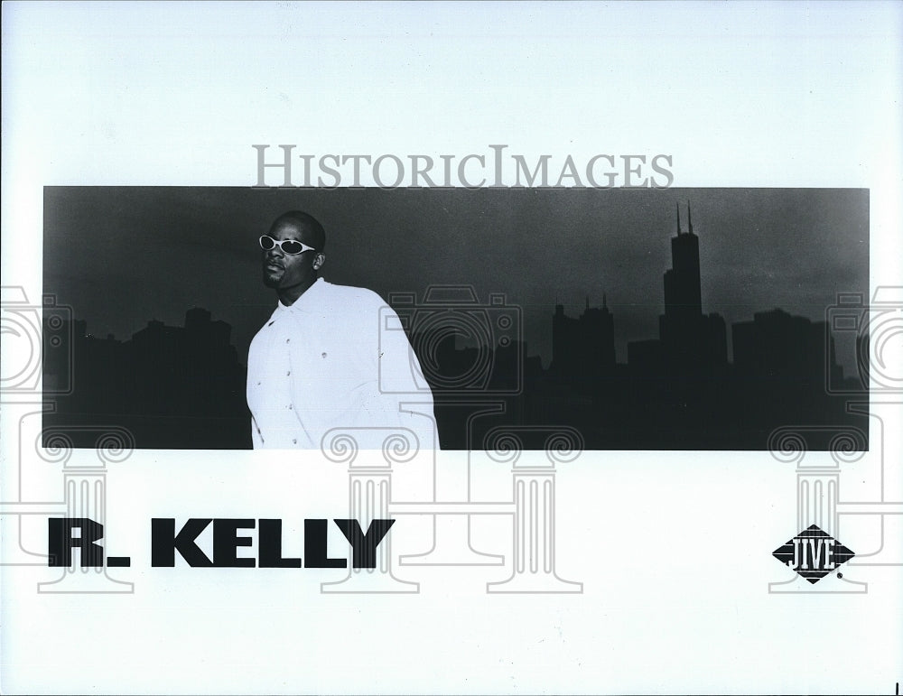 1996 Press Photo Jive musician, R. Kelly to perform - Historic Images