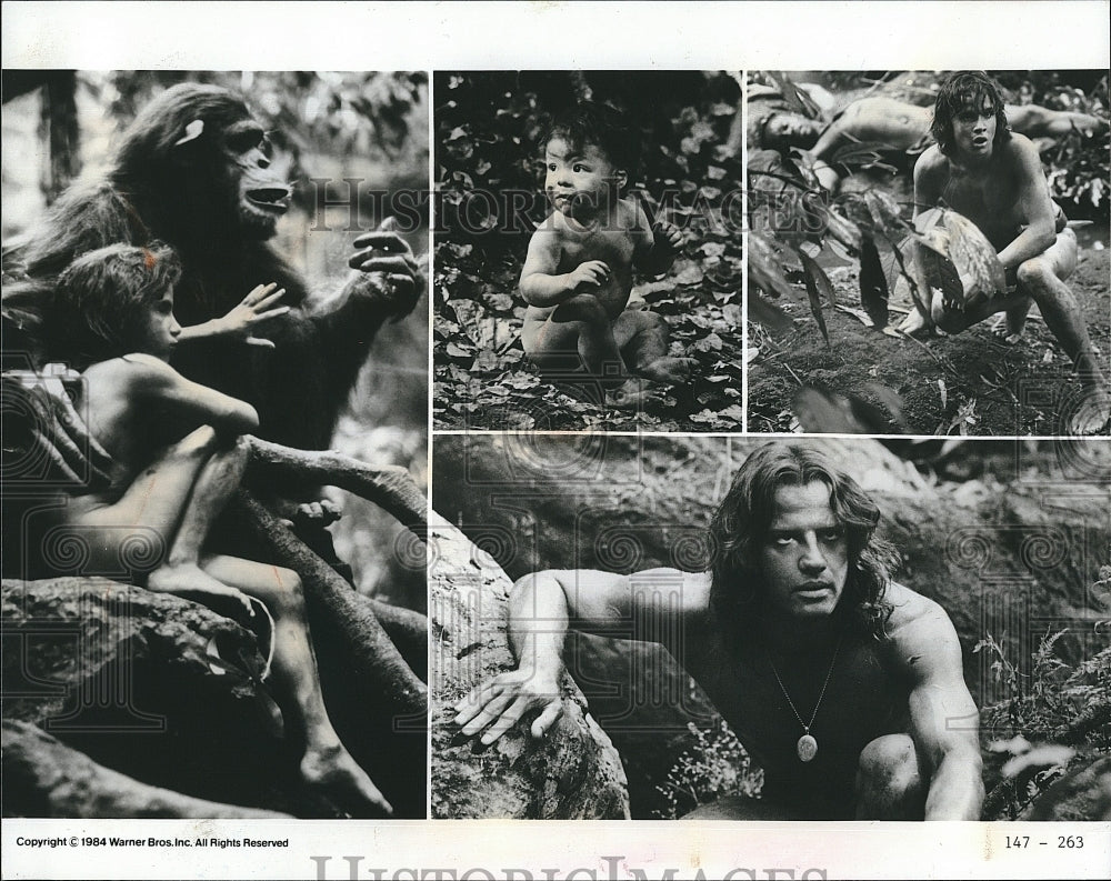 1984 Press Photo Actor Christopher Lambert In Greystoke The Legend Of Tarzan - Historic Images