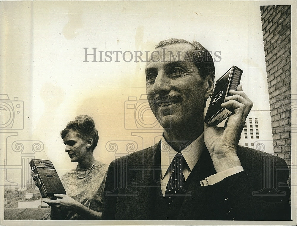 Press Photo CBS correspondent, Robert Trout - Historic Images