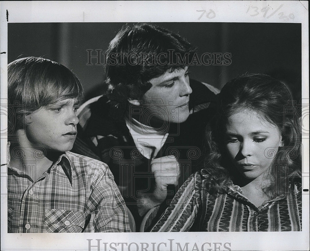 1978 Press Photo James At 15 Series Actors Lance Kerwin Danny Thor Teri Nunn - Historic Images