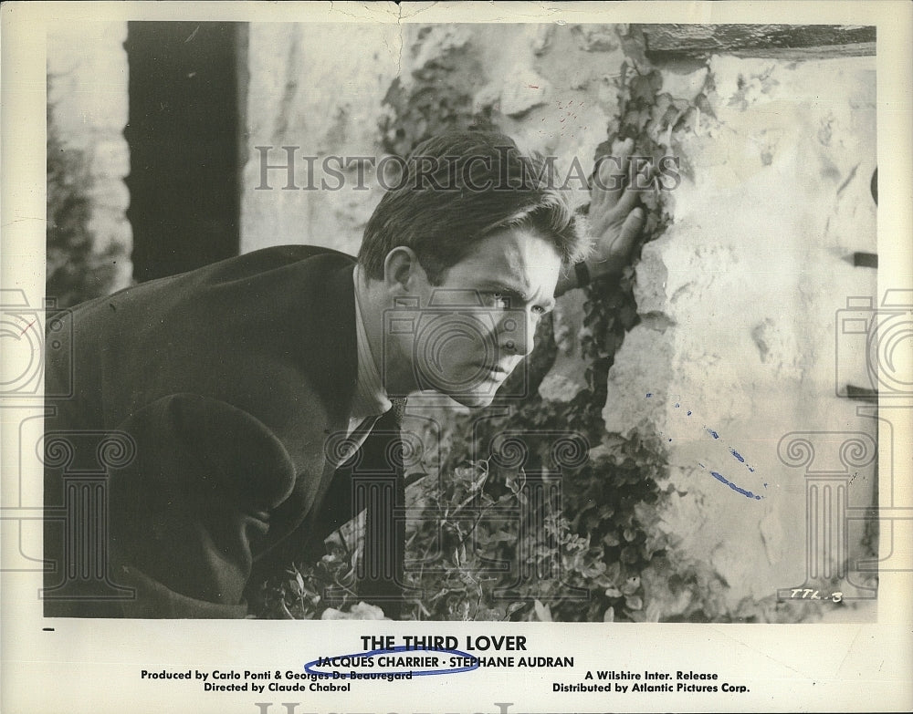 1962 Press Photo &quot;The Third Lover&quot; starring Jacques Charrier - Historic Images