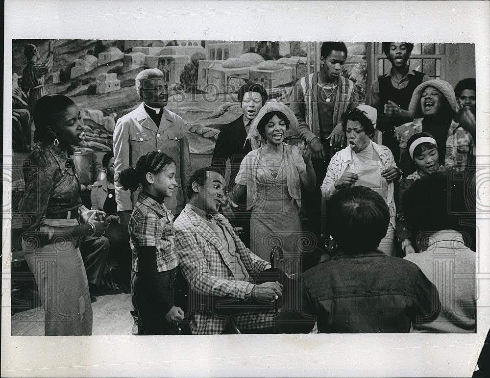 1974 Press Photo &quot;Today Is Ours&quot; Ossie Davis,Ruby Dee,Harry Belafonte - Historic Images