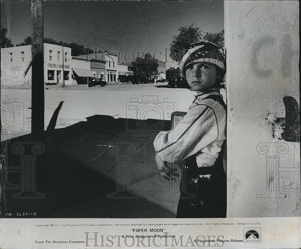 1973 Press Photo Tatum O&#39;Neal in &quot;Paper Moon&quot; - Historic Images