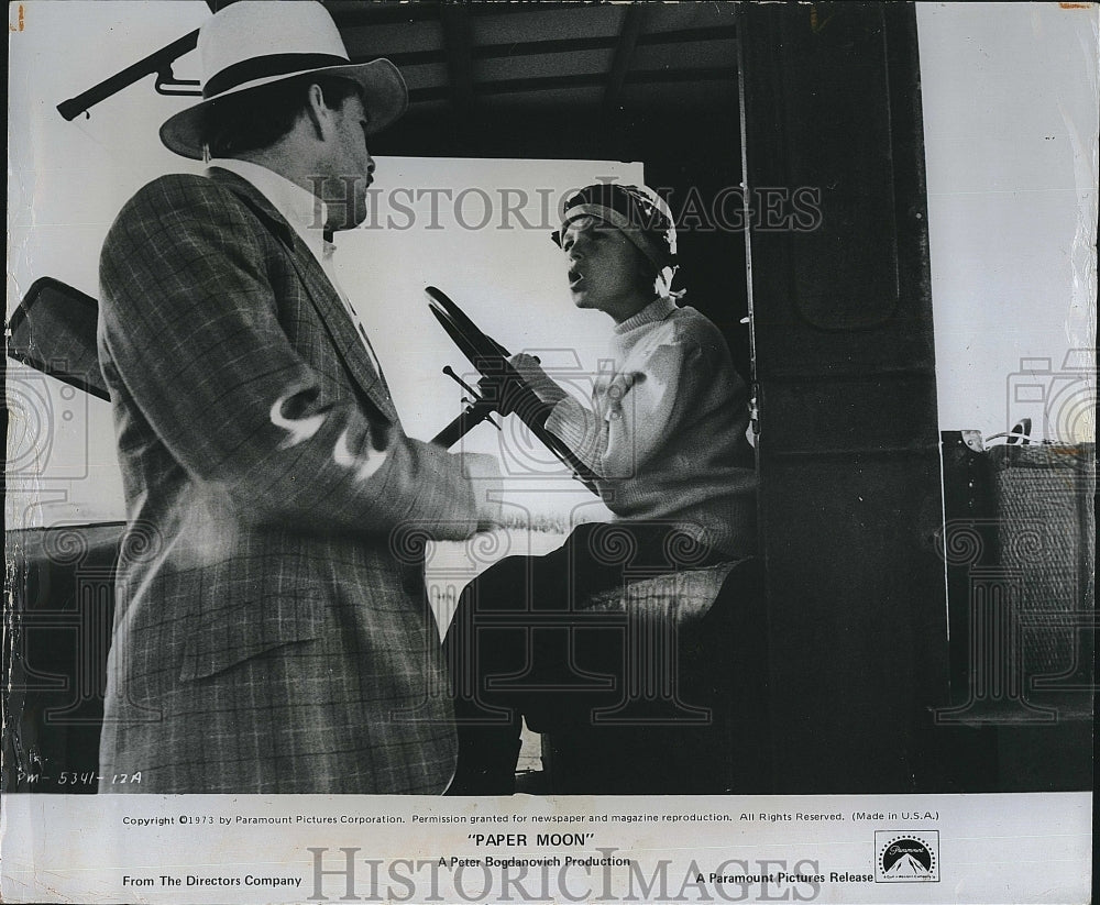 1973 Press Photo Tatum O&#39;Neal stars as  Addie Loggins in  &quot;Paper Moon&quot;. - Historic Images