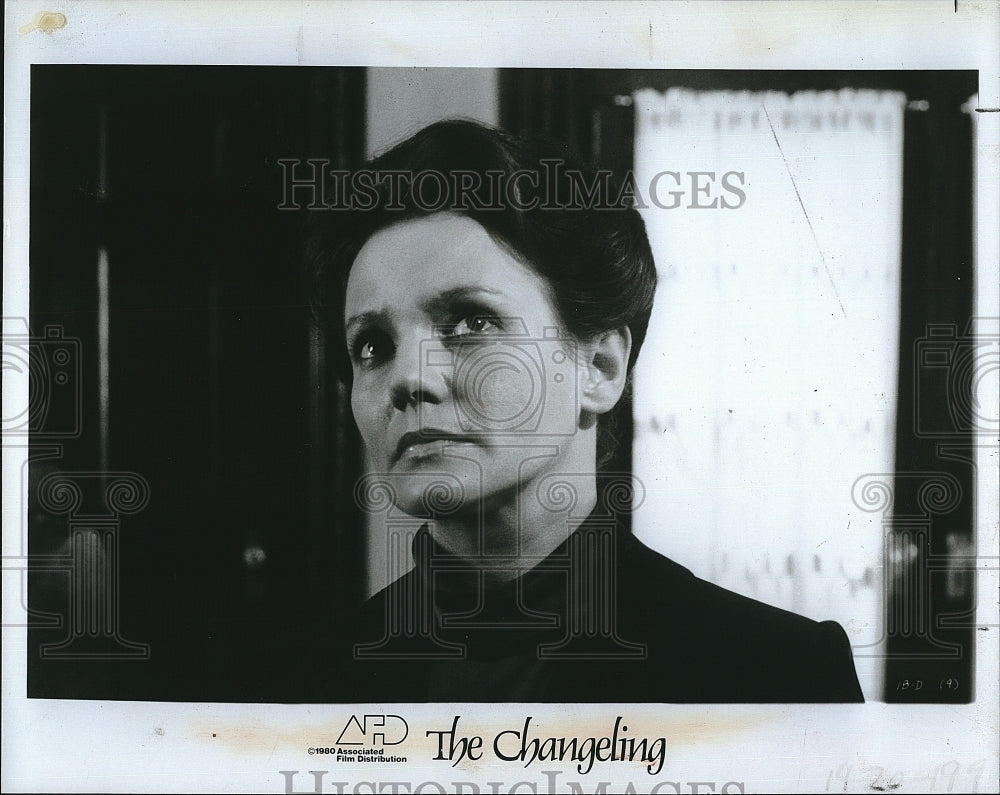 1980 Press Photo Actress Trish Van Devere in &quot;The Changeling&quot; Film - Historic Images