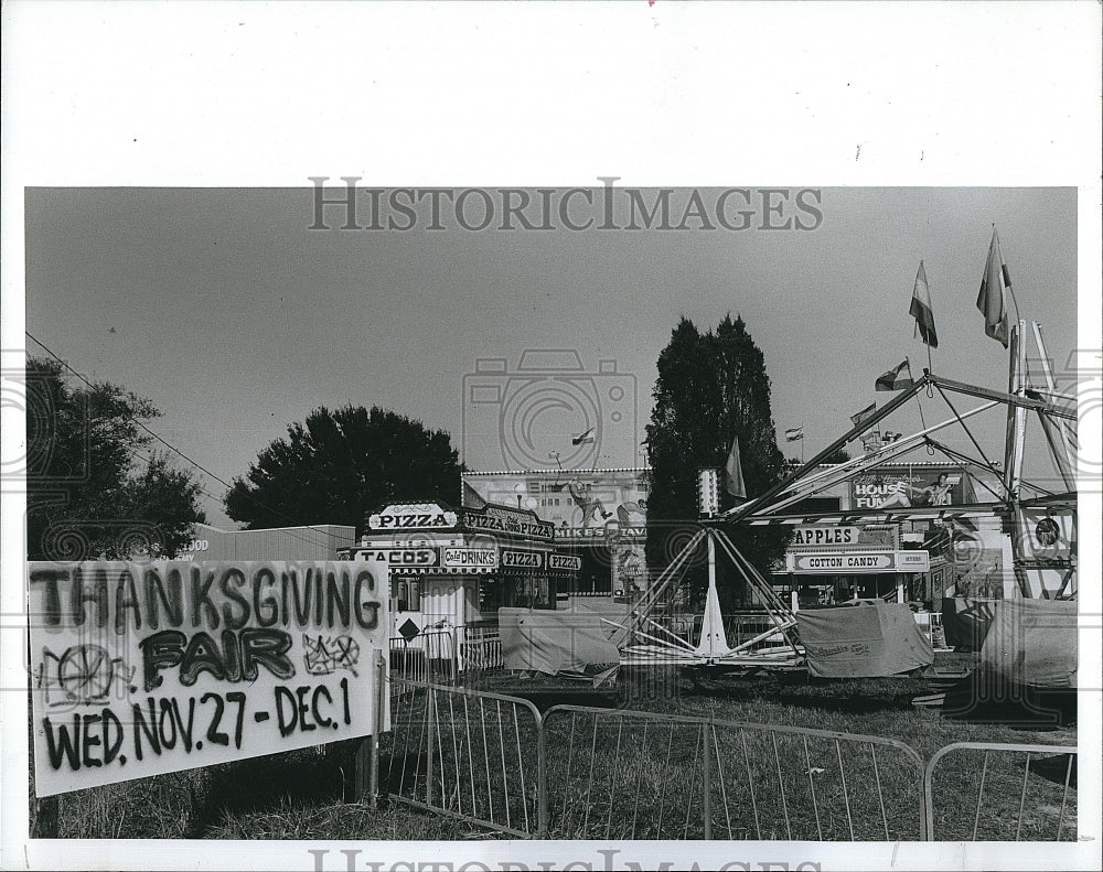 1991 Press Photo Carnival for Thanksgiving - Historic Images