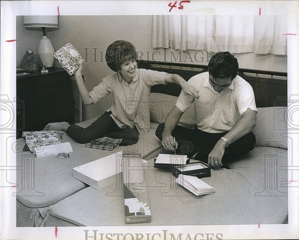 1984 Press Photo Don Rowland and Wife - Historic Images