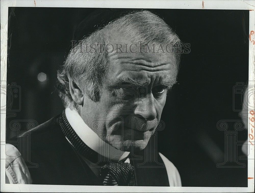 1974 Press Photo Lord Laurence Olivier in &quot;The Merchant of Venice&quot; - Historic Images